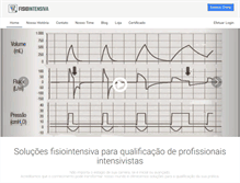 Tablet Screenshot of fisiointensiva.com.br